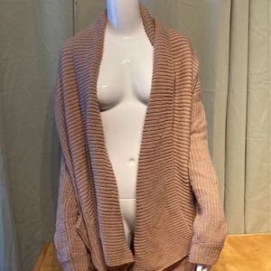 O’Neil over sized sweater pink colored size medium